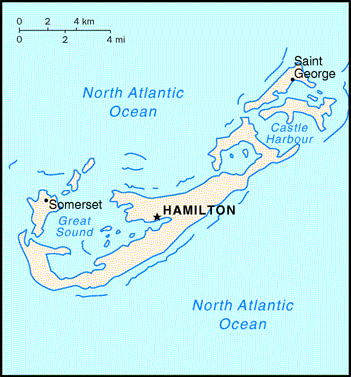 Bermuda  (U.K.) Map
