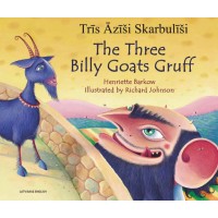 The Three Billy Goats Gruff in Latvian & English (PB)