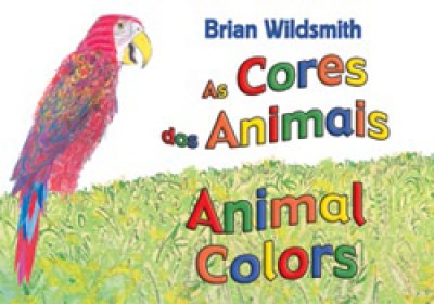 ANIMAL COLORS board book in Portuguese & English