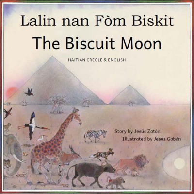 The Biscuit Moon in Haitian Creole and English