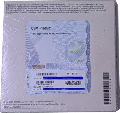 MS Office XP Pro OEM with Publisher 2002 (ONLY ONE LEFT!)