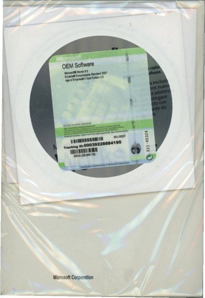 MS Works 8.5 OEM pack. with Age of Empires. (ONE LEFT!)