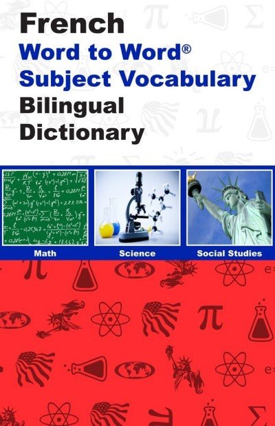 French word to word Dictionary with Subject Vocabulary