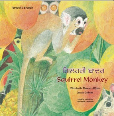 Squirrel Monkey in Punjabi (Panjabi) & English (PB)
