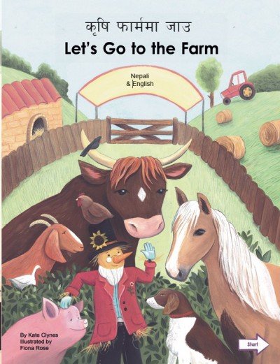 Let's Go to the Farm in Nepali & English (PB)
