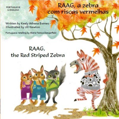 Raag the Red Striped Zebra in Portuguese & English (PB)